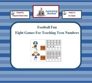 Football Fun Teaching Teen Numbers