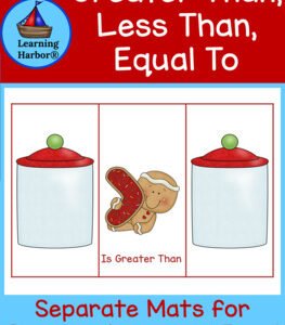 Greater Than Less Than And Equal To With Gingerbread Cookies