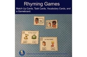 Rhyming Words Games and Task Cards