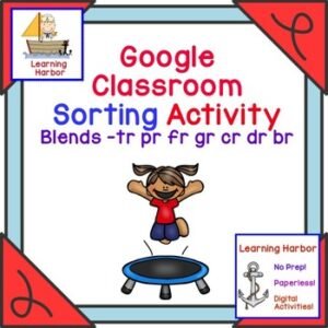 Sorting R Blends for Google Classroom™ Self Correcting