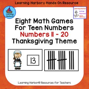 Thanksgiving Eight Games For Teaching Teen Numbers