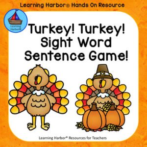 Turkey Turkey Sight Word Sentences